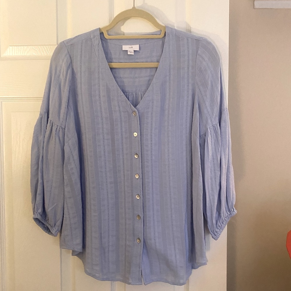 Beautiful JJill Eyelet Blouse